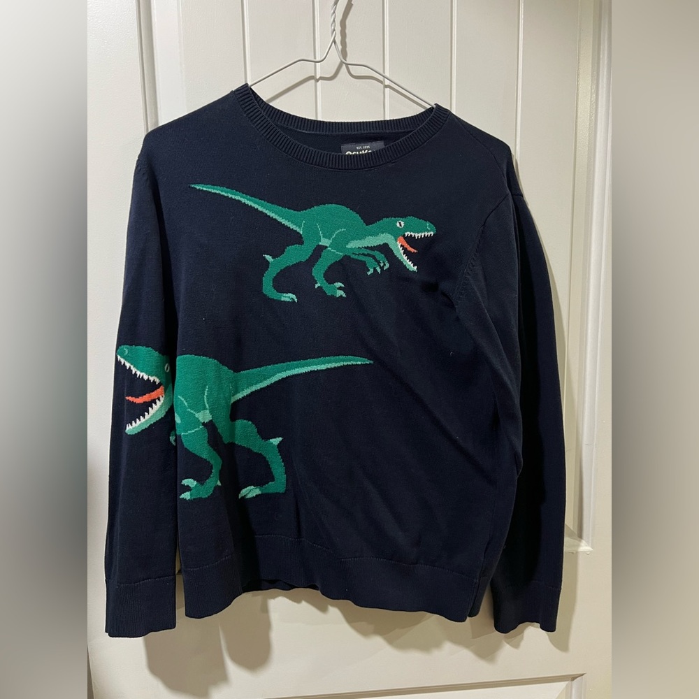 Oshkosh Boys Navy Dinosaur Sweater